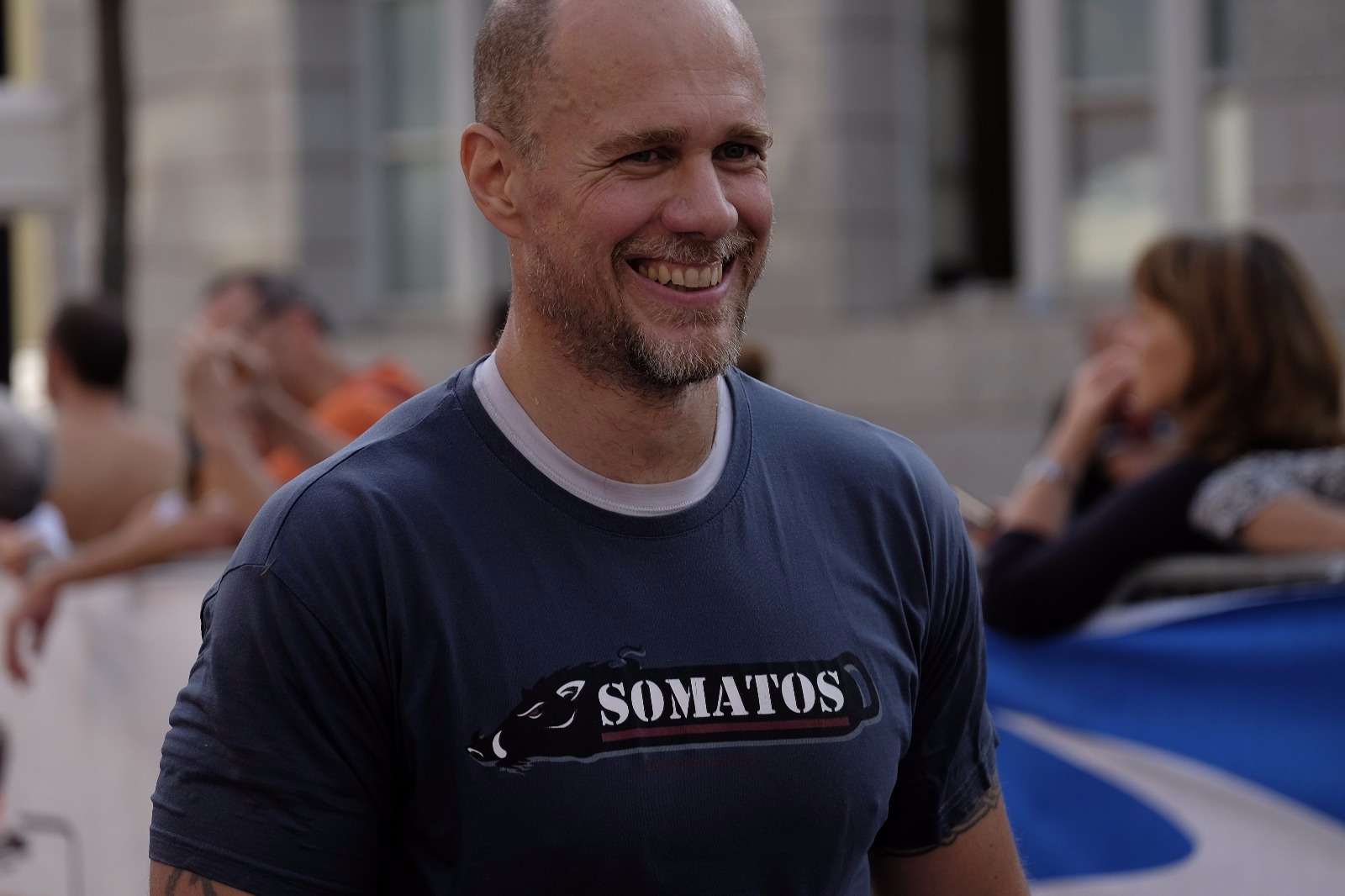Fabio Fogato sorride in maglia Somatos